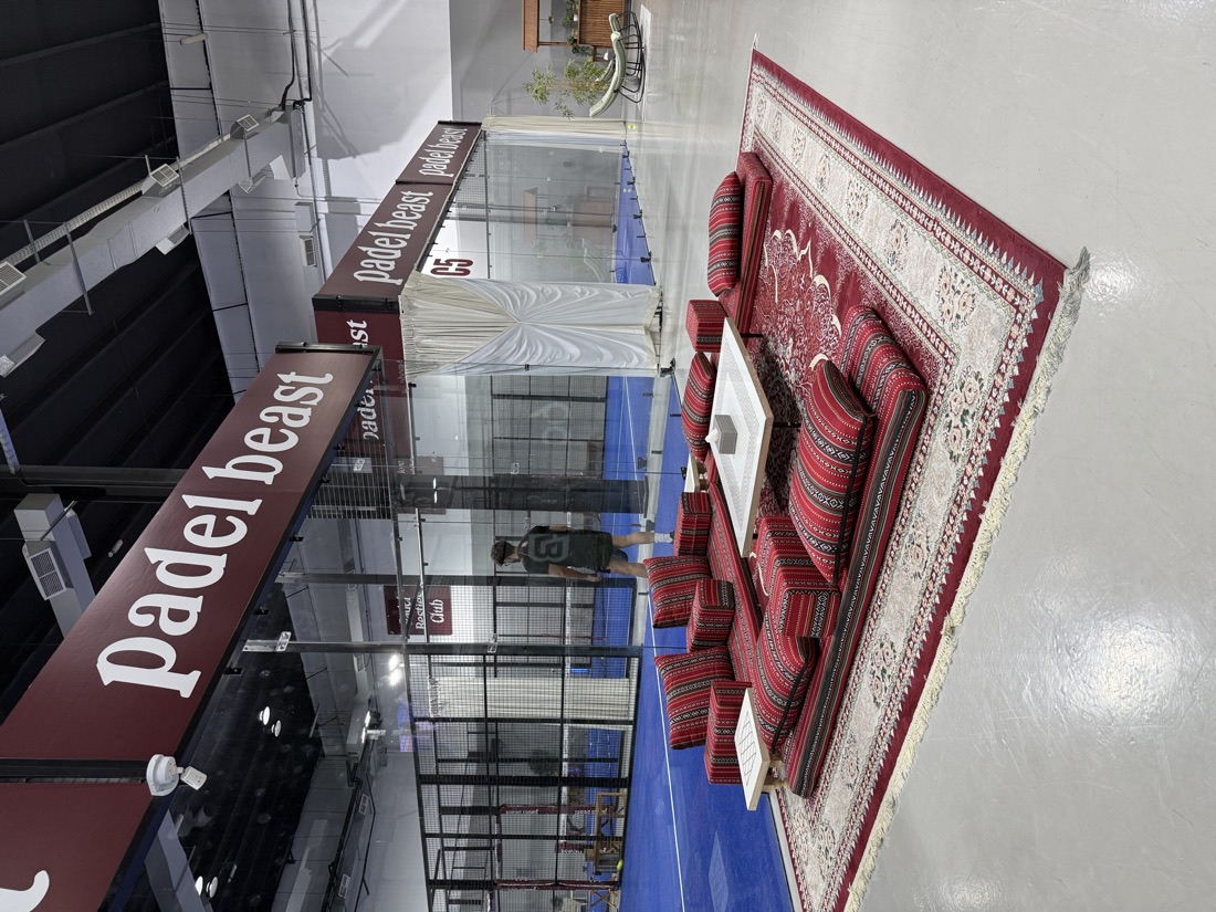 Lounge at The Padel Project